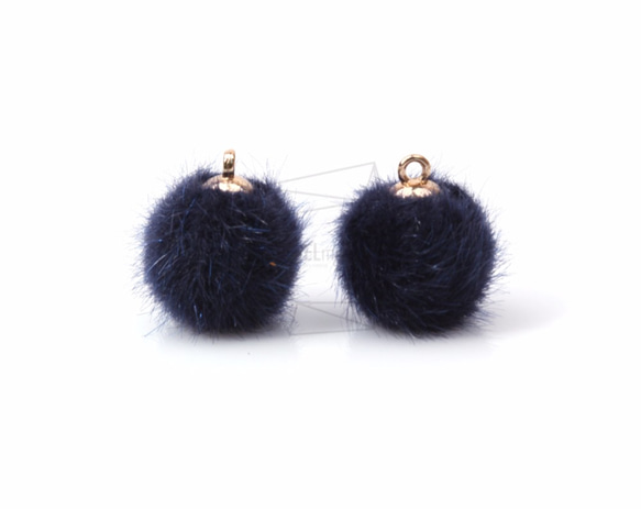 BSC-357-G【4個入り】ファービーズチャーム,Fur Bead Charms/15mm x 17mm