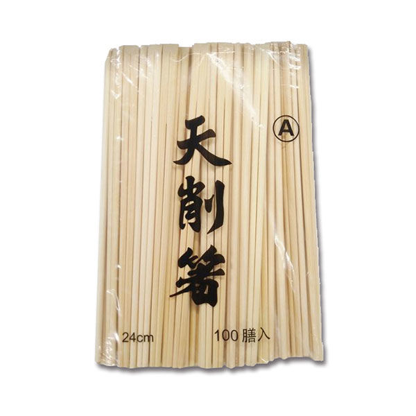 東亜箸販売 竹天削箸 24cm 裸 004636542 1セット(100膳入×30束)（直送品）