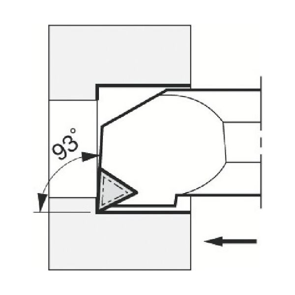 京セラ（KYOCERA） 京セラ 内径加工用ホルダ CTUC CTUCR0032S16 1個 545-6991（直送品）