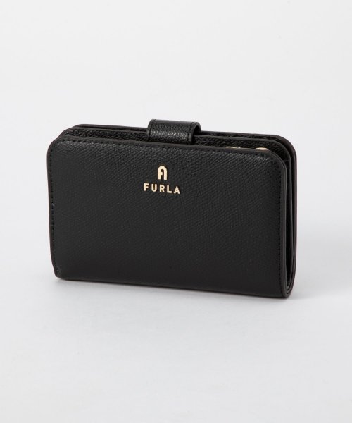 フルラ FURLA WP00314 ARE000 二つ折り財布 カメリアMサイズ レディース 財布 ミニ財布 レザー 本革 小銭入れ 折りたたみ ギフト CAM