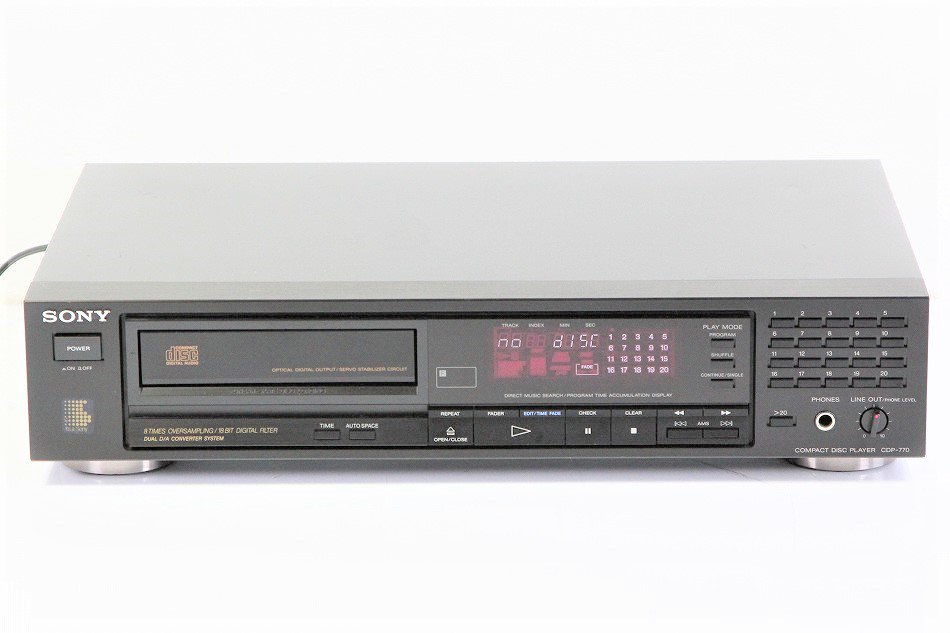 SONY CDP-770 CDプレイヤー 【中古整備品】