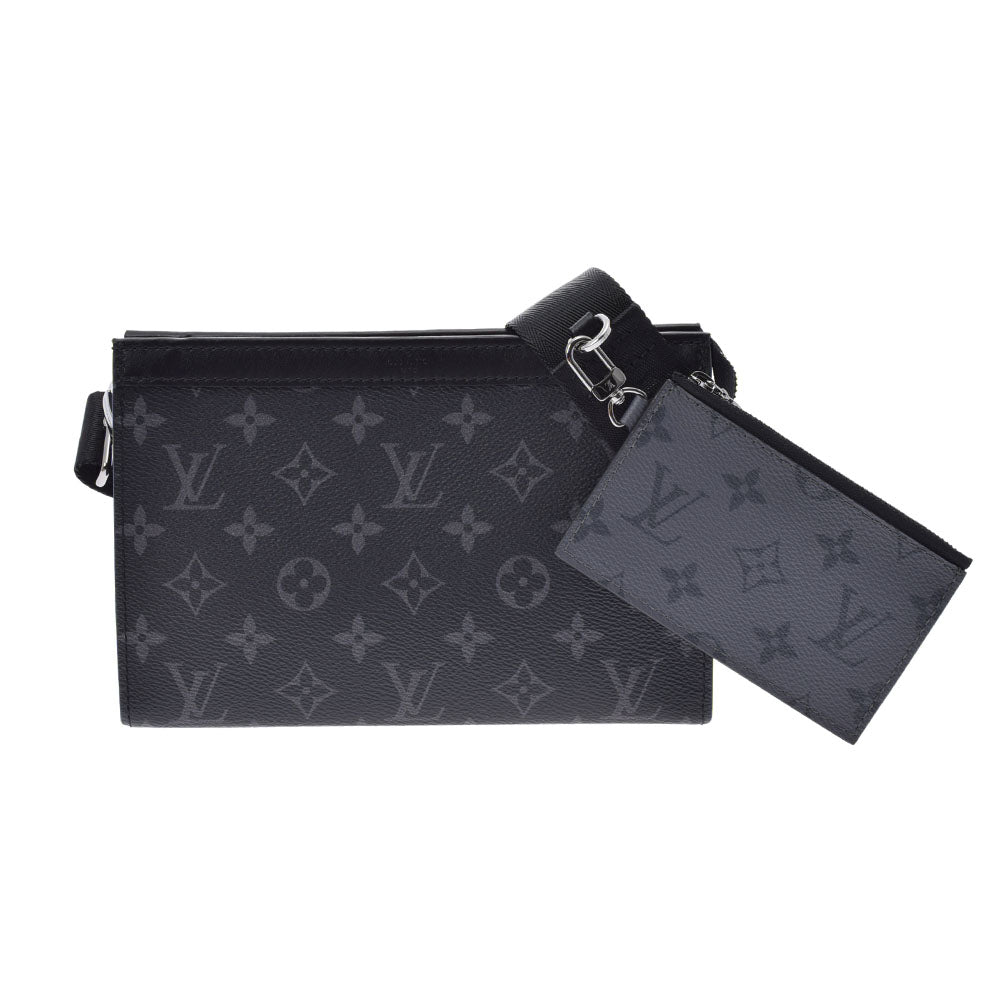 LOUIS VUITTON ルイヴィトン モノグラム エクリプス ガストン ウエアラブル ウォレット 黒/グレー M81124 メンズ モノグラムキャンバス ショルダーバッグ 新品 