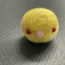 ★羊毛フェルト★セキセイインコ大福・ルチノー●ハンドメイド♡