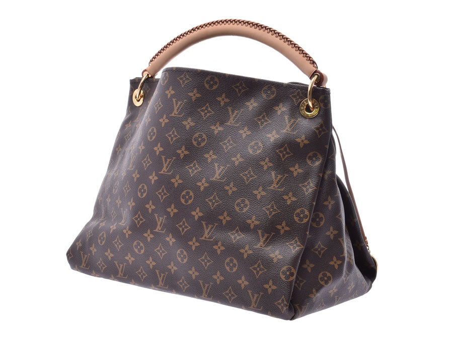 ルイヴィトン モノグラム アーツィMM ブラウン M40249 レディース 本革 ワンショルダーバッグ Aランク LOUIS VUITTON 中古 