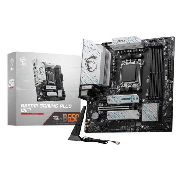 MSI AMD B650チップセット搭載MicroATXマザーボード B650M GAMING PLUS WIFI 1個（直送品）