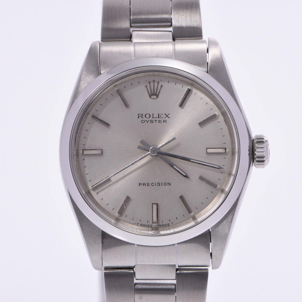 ROLEX ロレックス オイスタープレジション 巻きブレス アンティーク 6426 ボーイズ SS 腕時計 手巻き シルバー文字盤 Bランク 中古 