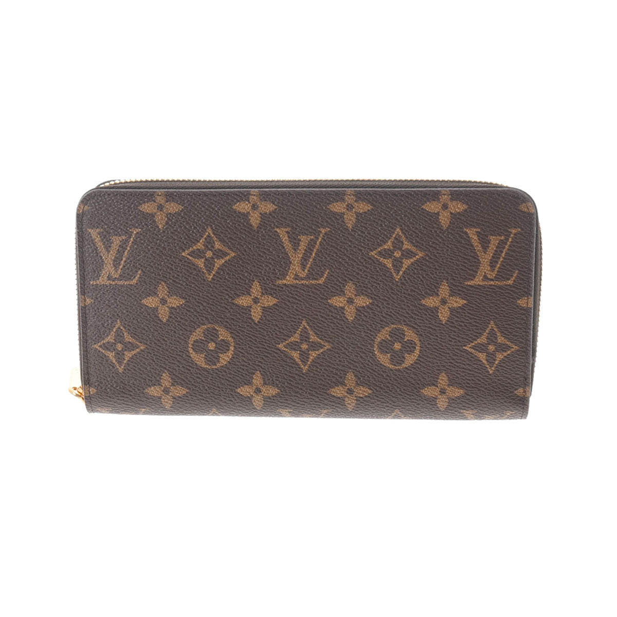 LOUIS VUITTON ルイヴィトン モノグラム ジッピーウォレット  ブラウン M42616 ユニセックス モノグラムキャンバス 長財布 Aランク 中古 