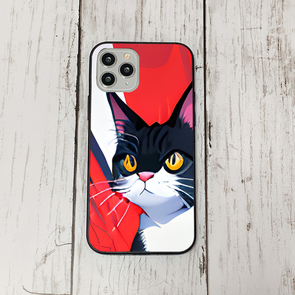 iphoneケース3-2-27 iphone 強化ガラス ねこ・猫・ネコ 箱4 かわいい アイフォン iface