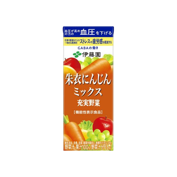 伊藤園 充実野菜朱衣にんじんミックス 200ml FC124MS