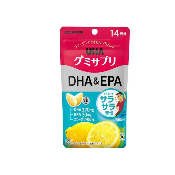 UHA味覚糖 UHAグミサプリ DHA&EPA 14日分 28粒 FCU4475