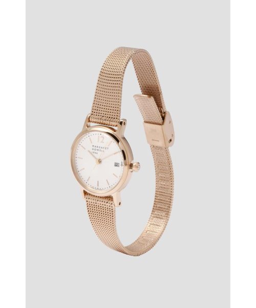 MESH BAND DATE WATCH