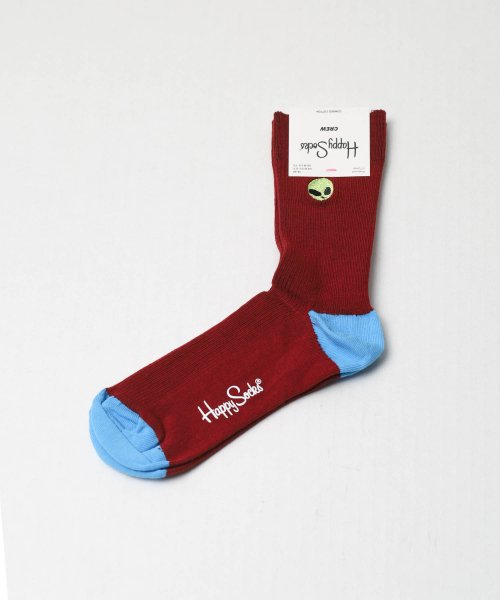 【66】【10221088， 10221086】【HAPPY SOCKS】シンプルワンポイントデザインソックス