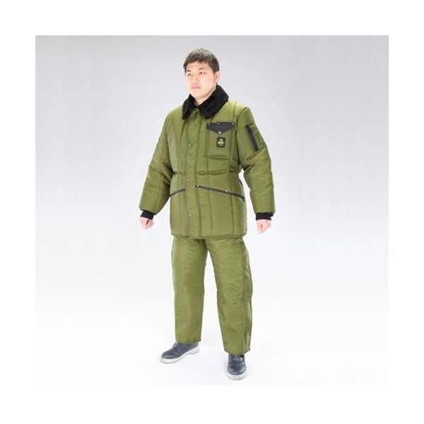 エスコ [ M] 防寒服上下セット(Sage) EA915GM-31 1組（直送品）