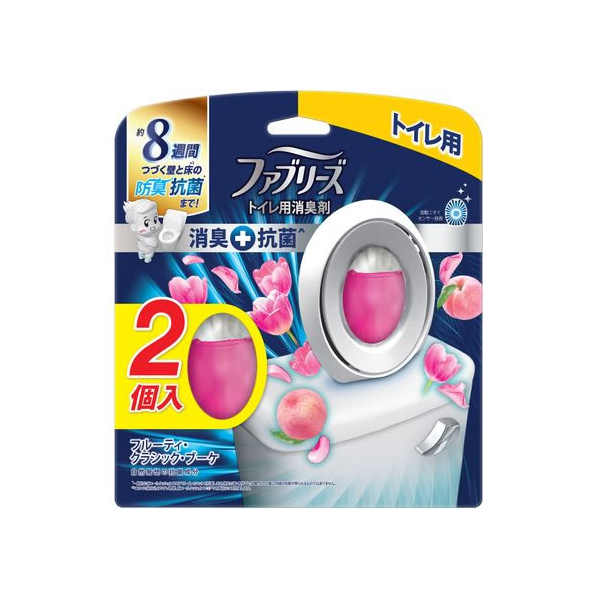 Ｐ＆Ｇ ファブリーズ トイレ用消臭剤 +抗菌 フルーティークラシックブーケ 2P FC913NR