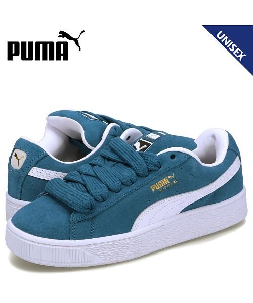 PUMA プーマ スウェード XL スニーカー メンズ レディース スエード SUEDE XL ブルー 395205－06