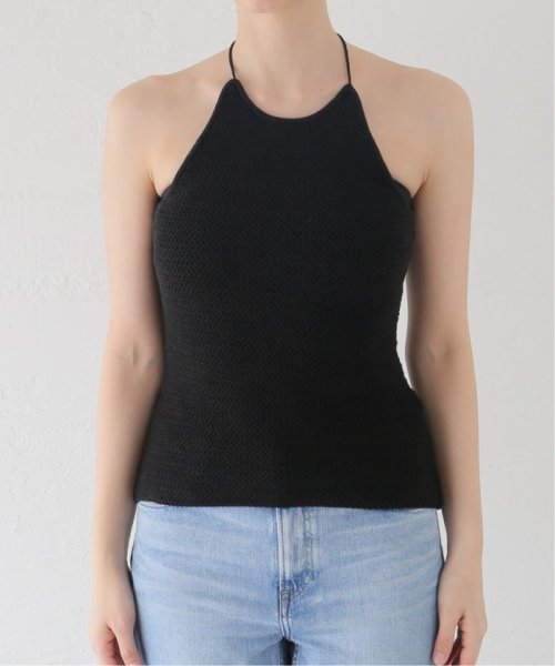 【le】CROCHET HALTER NECK