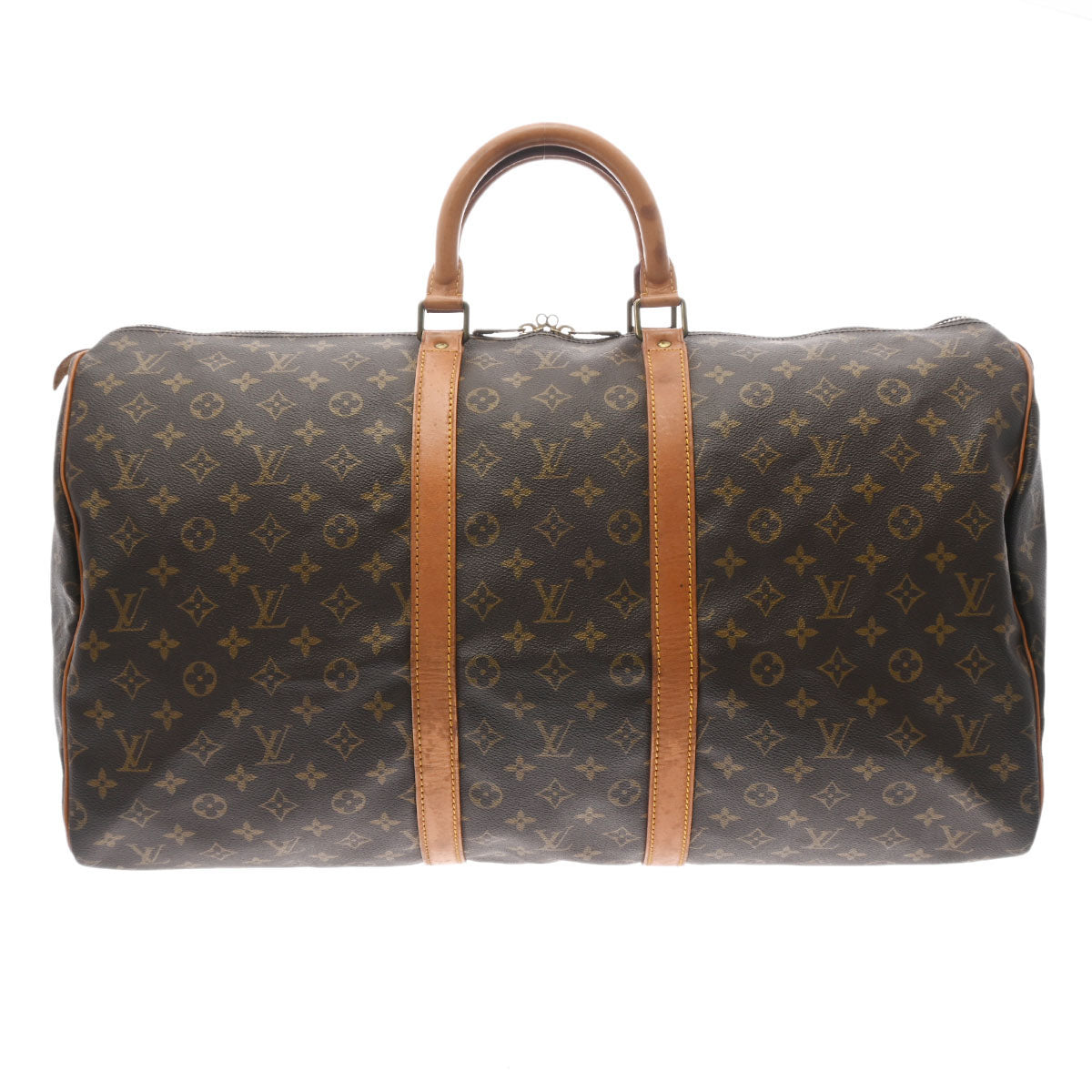 LOUIS VUITTON ルイヴィトン モノグラム キーポル55 ブラウン M41424 ユニセックス モノグラムキャンバス ボストンバッグ Bランク 中古 