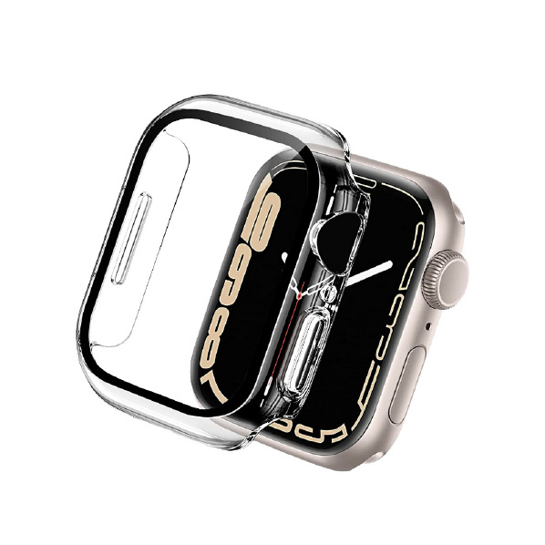 クールモバイルカンパニー Apple Watch Series 7(41mm)用フルカバーケース クリア AWPC41-CL