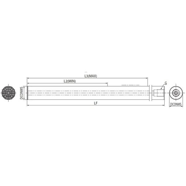 京セラ ヘッド交換式防振機工内蔵ボーリングバー 標準シャンク KAVーD32ー10D KAV-D32-10D 1本（直送品）