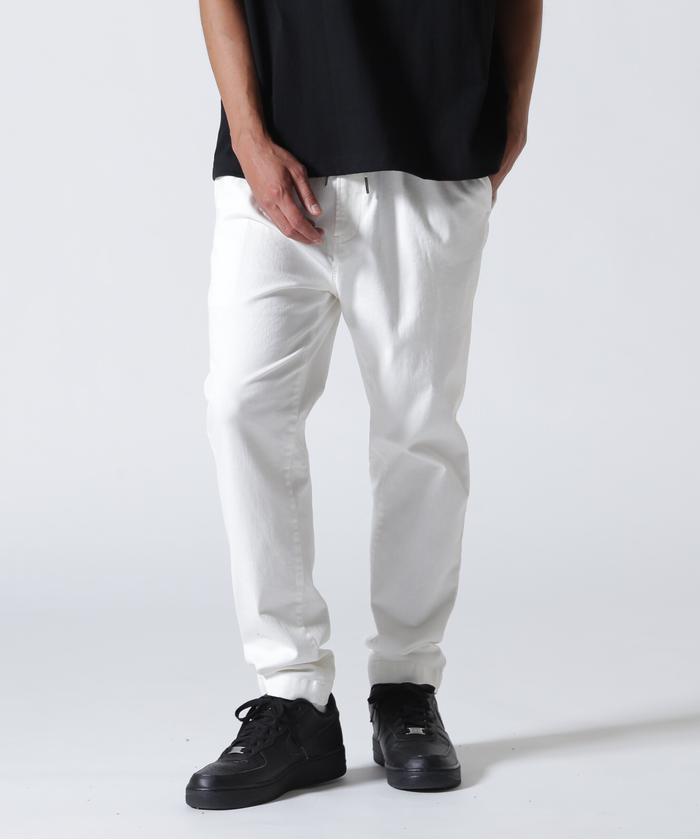 ビーセカンド/PIUORO(ピウオロ）JERSEY ONE TUCK DENIM PANTS