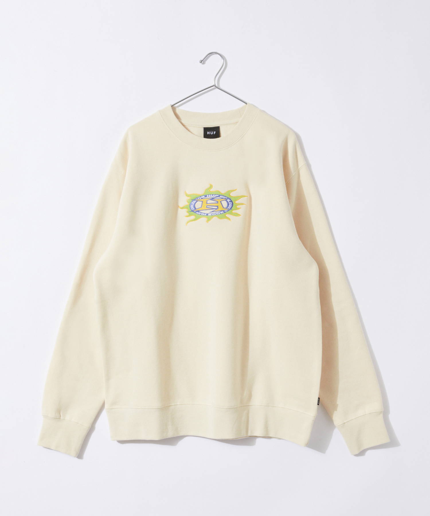 ハフ/ハフ HUF FIRE CREWNECK PF00621 メンズ トレーナー 長袖 スウェッ･･･