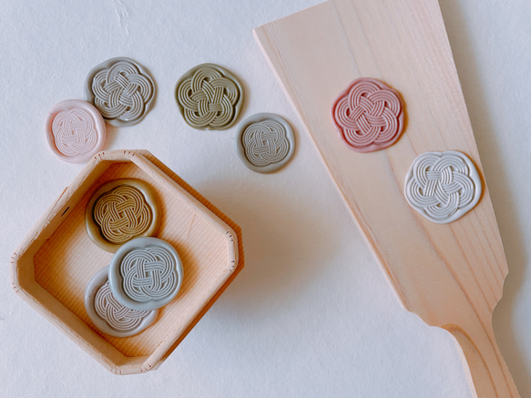 Wax Stamp -梅結び／25mmスタンプヘッド