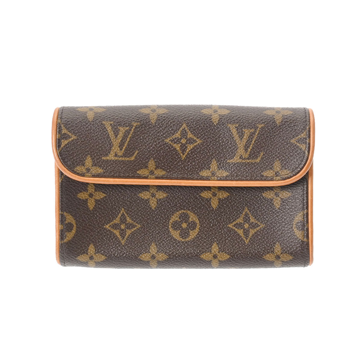 LOUIS VUITTON ルイヴィトン モノグラム ポシェットフロランティーヌ ブラウン M51855 レディース モノグラムキャンバス ウエストバッグ Bランク 中古 