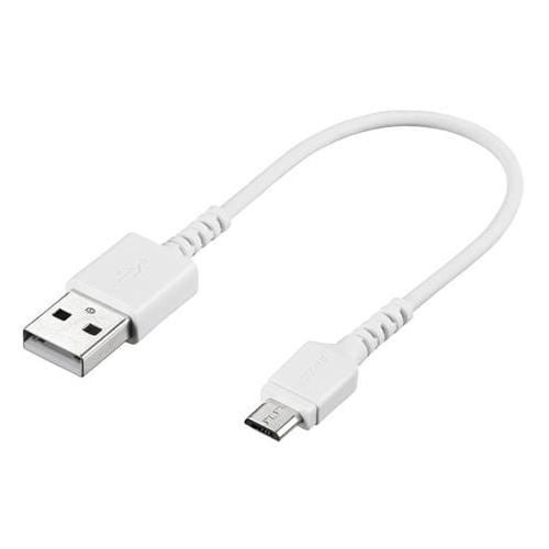 バッファロー BSMPCMB101WH USB2.0ケーブル（Type-A to microB） ホワイト 0.1m