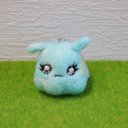 めんだこのめんこちゃん　水色　羊毛フェルト