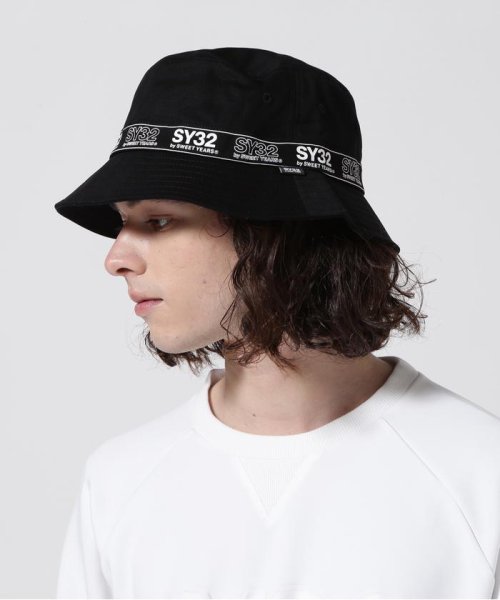 SY32 by SWEETYEARS /TAPE LOGO BUCKET HAT