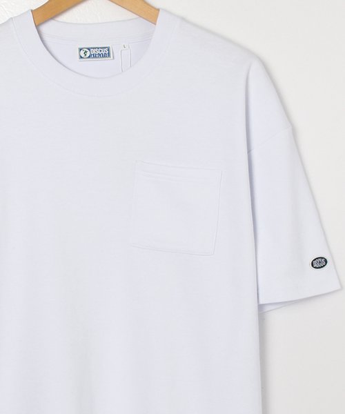 【DISCUS ATHLETIC/ディスカス アスレチック】COOLMAX EcoMade ポケ付きクルーネック半袖Tシャツ