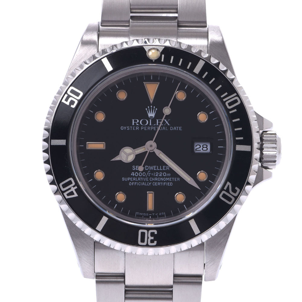 ROLEX ロレックス シードウェラー トリチウム 16600 メンズ SS 腕時計 自動巻き 黒文字盤 Aランク 中古 