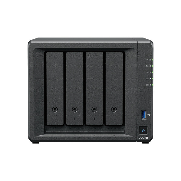 Synology Active Backup Suit対応高性能4ベイNASサーバー DS423+