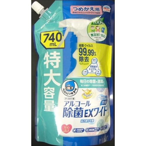 アース製薬 ヘルパータスケアルコール除菌つめかえ 740ml