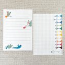 【便箋セット】がえるの絵の具【２４枚入り】