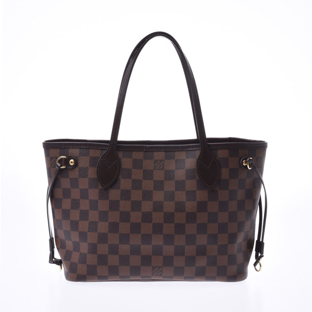 LOUIS VUITTON ルイヴィトン ダミエ ネヴァーフルPM ブラウン N41359 レディース ダミエキャンバス ハンドバッグ Aランク 中古 