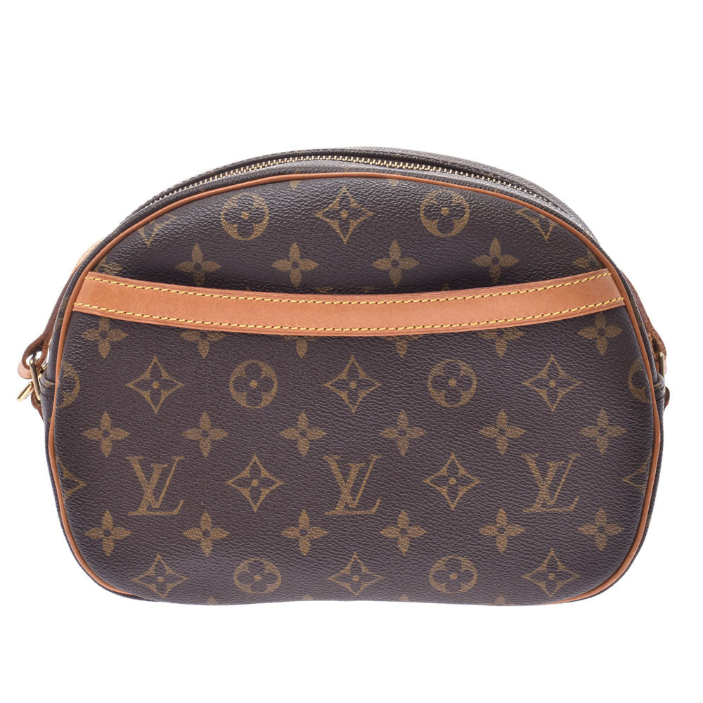 LOUIS VUITTON ルイヴィトン モノグラム ブロワ ブラウン M51221 レディース モノグラムキャンバス ショルダーバッグ Bランク 中古 