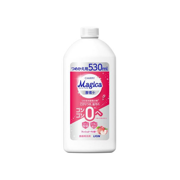 ライオン Magica 酵素+ フレッシュピーチの香り 詰替 530mL FC324RA