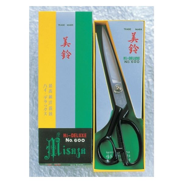 美鈴ハサミ 600 ハイデラックス 240mm #600 1本（直送品）