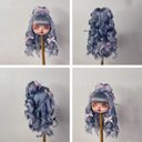 オビツ11ウィッグ モヘア手編みカツラドール