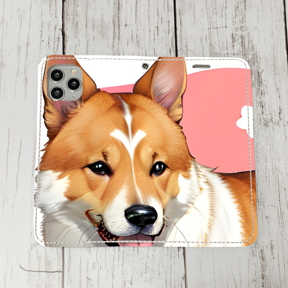 iphoneケース4-2-8 iphone 手帳 犬・イヌ・ワンちゃん 箱14 かわいい アイフォン iface