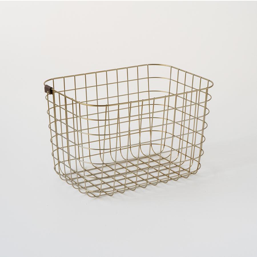 MOHEIM | WIRE BASKET M ゴールド