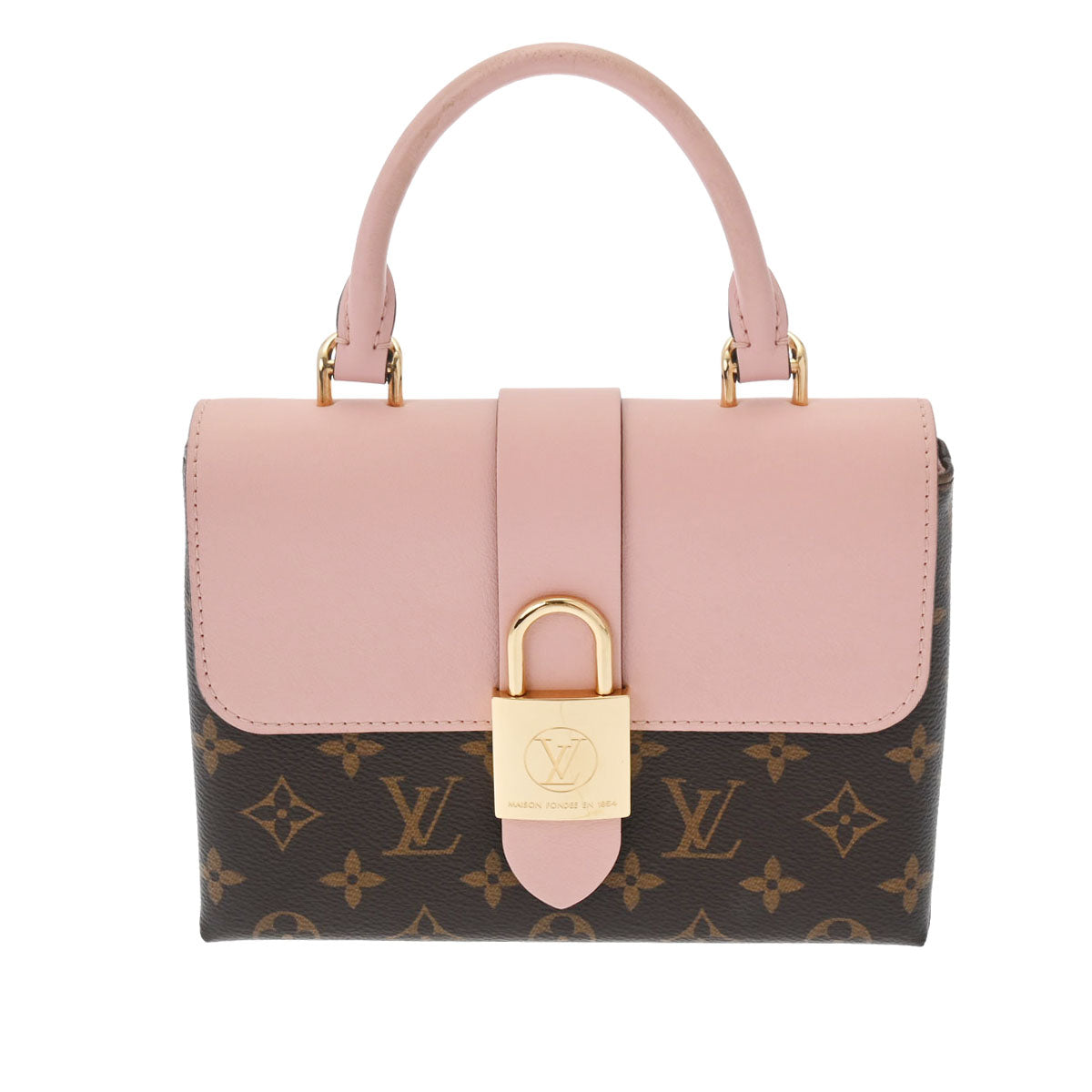 LOUIS VUITTON ルイヴィトン モノグラム ロッキーBB ローズプードル Ｍ44080 レディース モノグラムキャンバス 2WAYバッグ ABランク 中古 