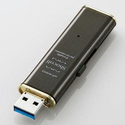 エレコム MF-XWU316GPND USB3.0対応スライド式USBメモリ 【Shocolf(ショコルフ) 16GB MF-XWU3シリーズ】 ／ラズベリーピンク