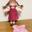 【特別価格】ミニドール（20cm）　お洋服2着セット