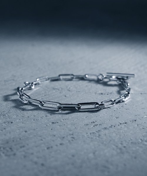 【YArKA/ヤーカ】silver925 long oval chain bracelet [LVO]/オーバルチェーンミックスブレスレット シルバー925