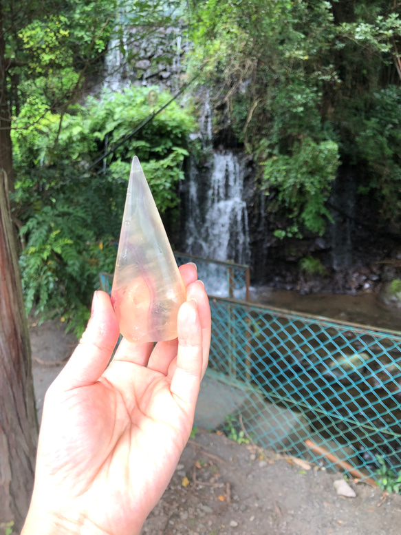 キャンディフローライト置物☆瀧川神社にて浄化☆101mm