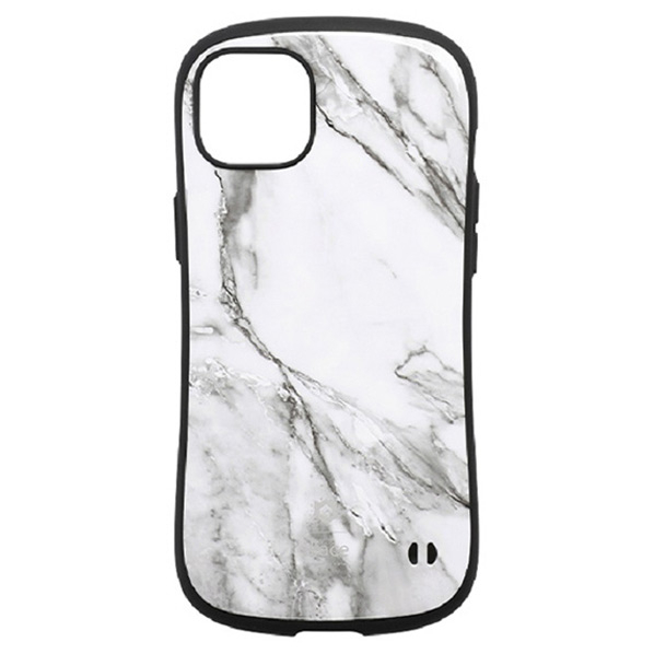 Hamee iPhone 14 Plus用ハイブリッドケース iFace First Class Marble ホワイト 41-946220