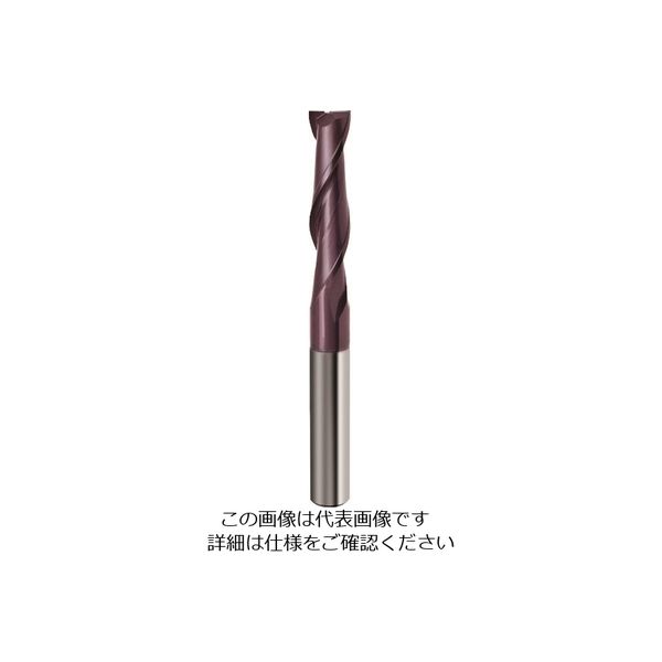 グーリング 2枚刃エンドミル Power mill セミロングFIREコート 10mm 19990 10.000 181-8824（直送品）