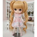 ネオブライス ウィッグ スパイラルツーテール ハニーカスタード 10インチ/ドール Blythe